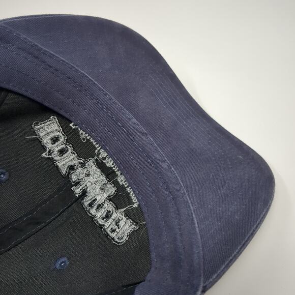 Hook & Ladder Pizza Co Strapback Baseball Cap Blue One Size Adjustable Dri-Duck - Picture 8 of 9